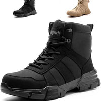 Stivali Antinfortunistica Unisex Leggeri e Traspiranti con punta in Acciaio Rinforzato