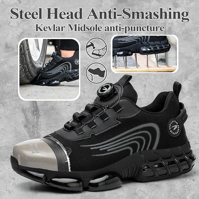 ComfortGEL ©  Scarpe Da Lavoro con Puntale Rinforzato - Comodità e Sicurezza per i tuoi lavori!