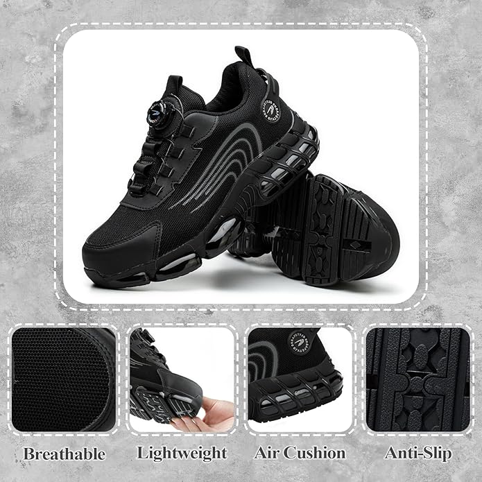 ComfortGEL ©  Scarpe Da Lavoro con Puntale Rinforzato - Comodità e Sicurezza per i tuoi lavori!