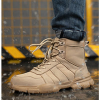 Stivali Antinfortunistica Unisex Leggeri e Traspiranti con punta in Acciaio Rinforzato