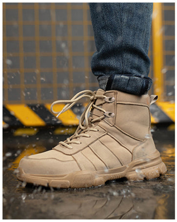 Stivali Antinfortunistica Unisex Leggeri e Traspiranti con punta in Acciaio Rinforzato